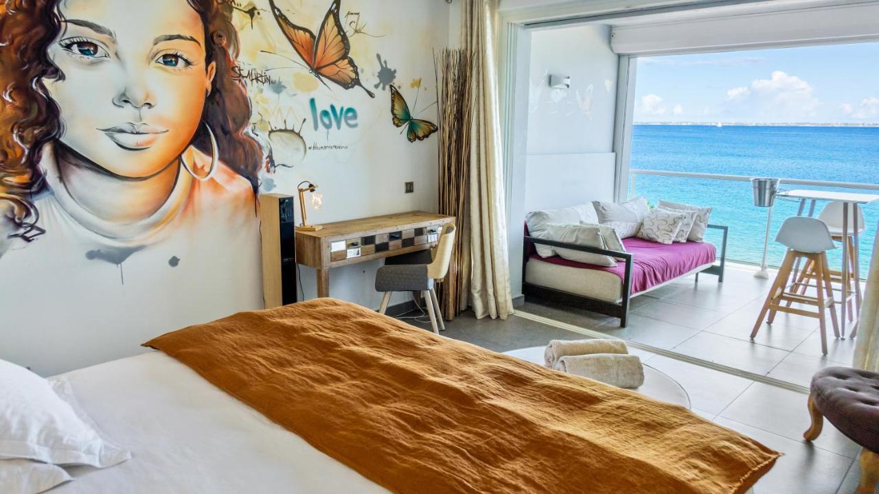 Official Page "Residence Bleu Marine" - Sea View Apartments & Studios - Saint-Martin French Side Grand Case Exterior photo