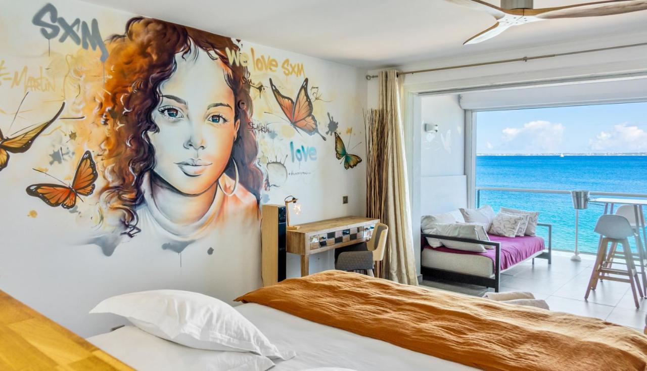 Official Page "Residence Bleu Marine" - Sea View Apartments & Studios - Saint-Martin French Side Grand Case Exterior photo