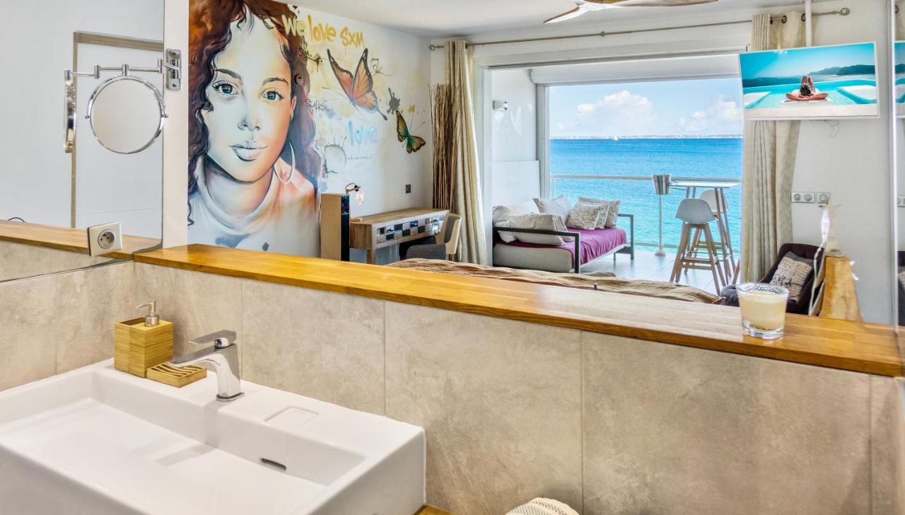 Official Page "Residence Bleu Marine" - Sea View Apartments & Studios - Saint-Martin French Side Grand Case Exterior photo