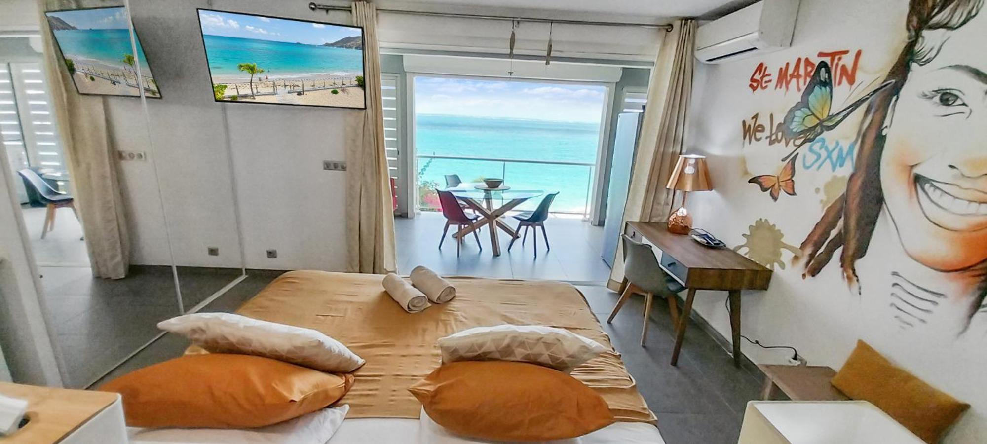 Official Page "Residence Bleu Marine" - Sea View Apartments & Studios - Saint-Martin French Side Grand Case Exterior photo